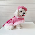 Tweed Cape, Hat, and Leash Set -Dog - (Pink) - (XS-XL) -(While Supplies Last)