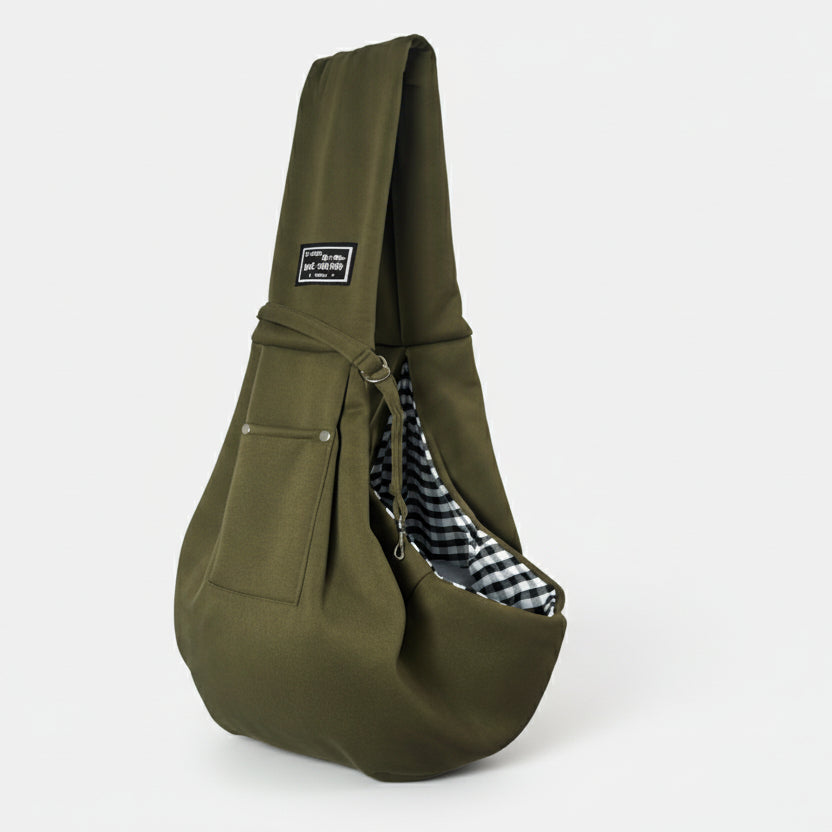 Crossbody Pet Carrier Sling Bag - Dog Cat - (14 Color Options)