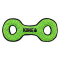 Double Tug Toy - Dog - (Interactive Play) - ( Heavy-Duty ) - (Squeaker) - ( Green ) - (KONG) -(While Supplies Last)