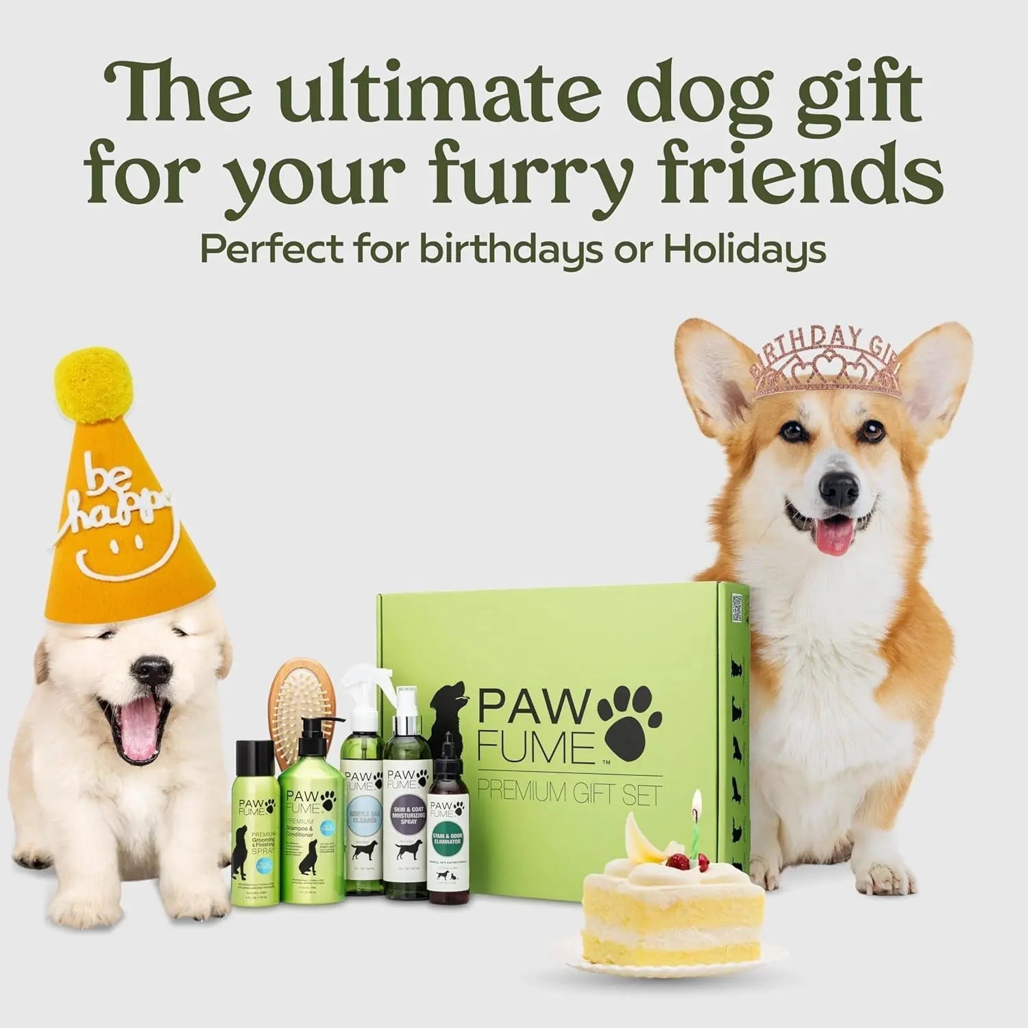 Grooming Set - (Pawfume Spa Gift Basket) - Dog - ( 6-Pieces) - (Enhanced Grooming Experience) - (While Supplies Last)