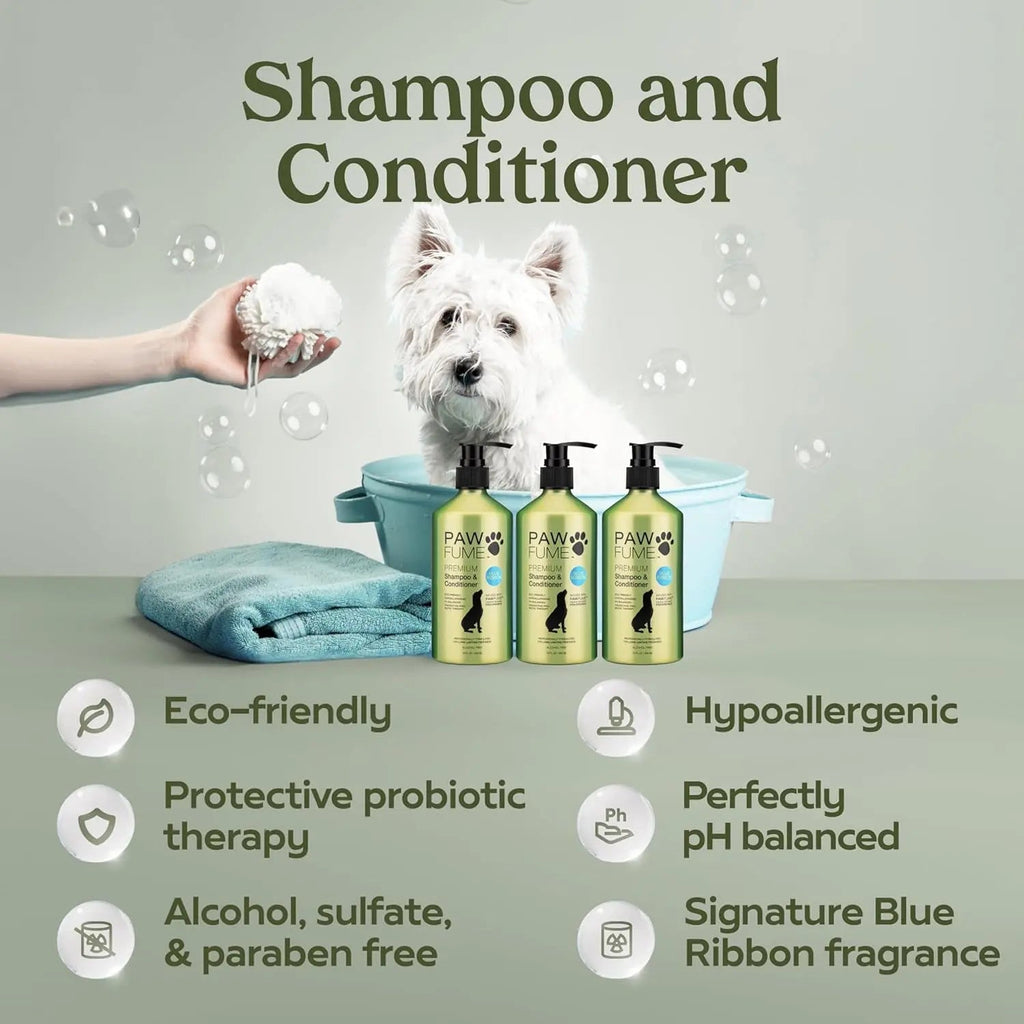 Grooming Set - (Pawfume Spa Gift Basket) - Dog - ( 6-Pieces) - (Enhanced Grooming Experience) - (While Supplies Last)