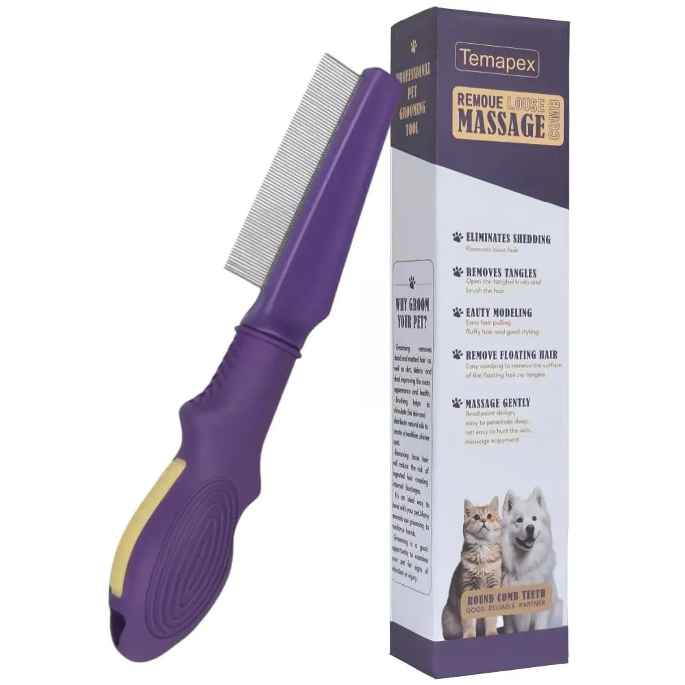 Flea Comb - Dog Cat - (Professional) - (Detangling) - (4 Comb Options)- (While Supplies Last)