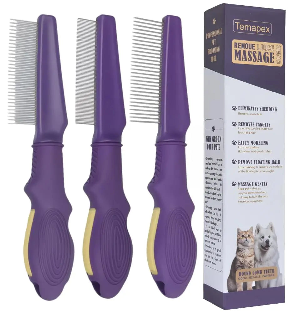 Flea Comb - Dog Cat - (Professional) - (Detangling) - (4 Comb Options)- (While Supplies Last)