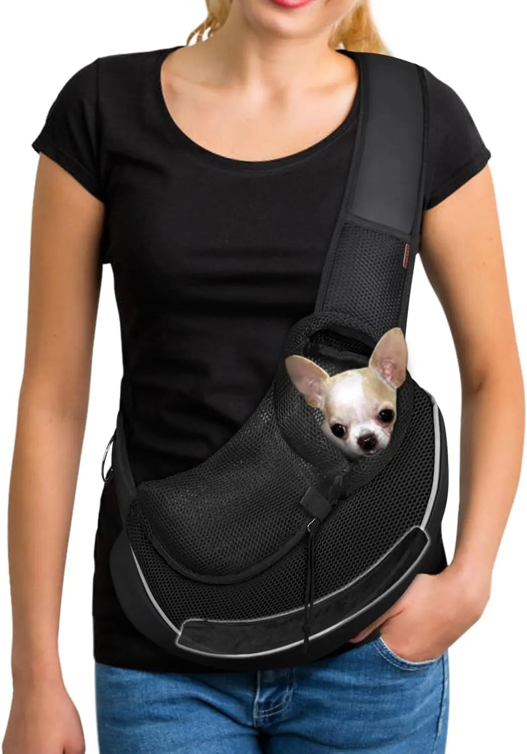 Hands-Free Pet Travel Sling - Dog Cat - (S-L) - (5 Color Options) - (2 Styles) - (While Supplies Last)
