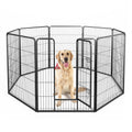 8 Panel 40 Inch Height Pet Fence Indoor Outdoor-40 inches