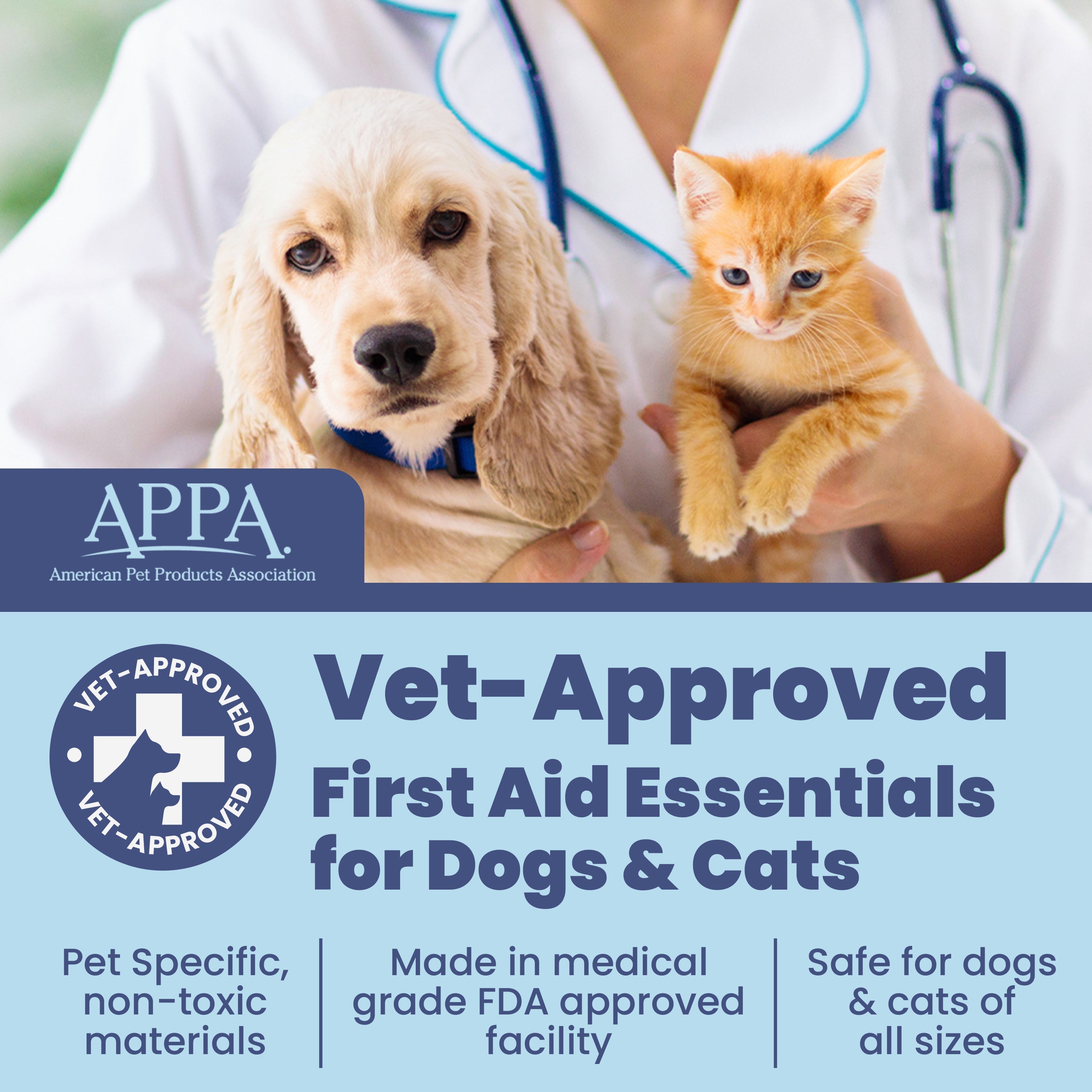 Emergency Preparedness Vet Approved First Aid Kit - Dog Cats