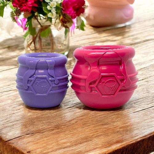 Honey Pot eCup Treat Dispenser Toy - Dog - (L-XL) - (5 Color Options)