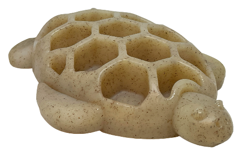 Turtle Nylon Chew Toy - Dog  - (Enrichment) - (Power Chewer) - (Brown) - (SodaPup)