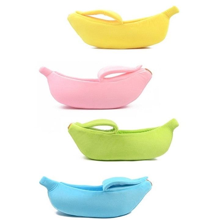 Cozy Banana Bed - Dog Cat - (S-XL) - (6 Color Options)