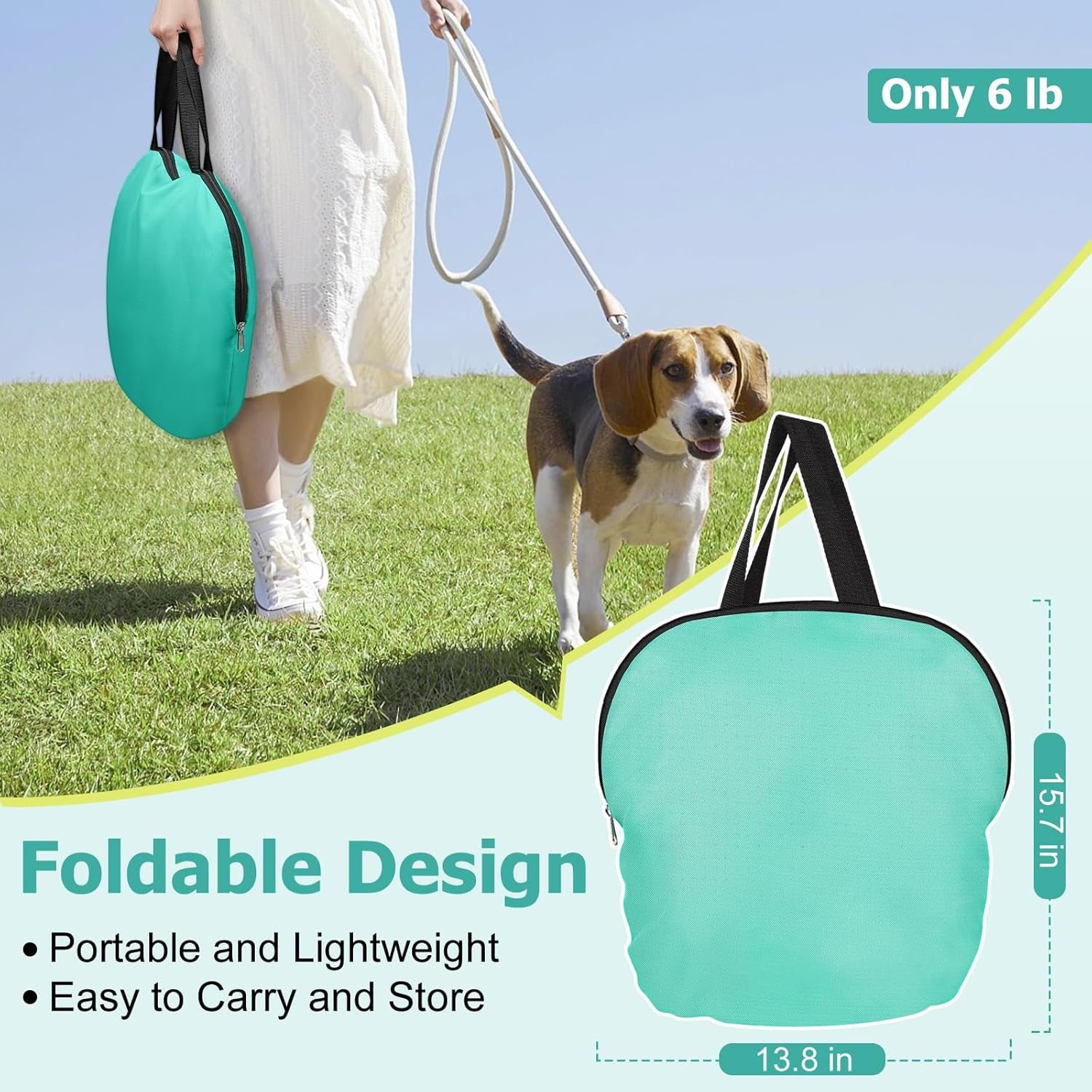 Portable Playpen - Dog Cat - (Foldable) - (3 Color Options) - (32" x 24" x 22") - (While Supplies Last)