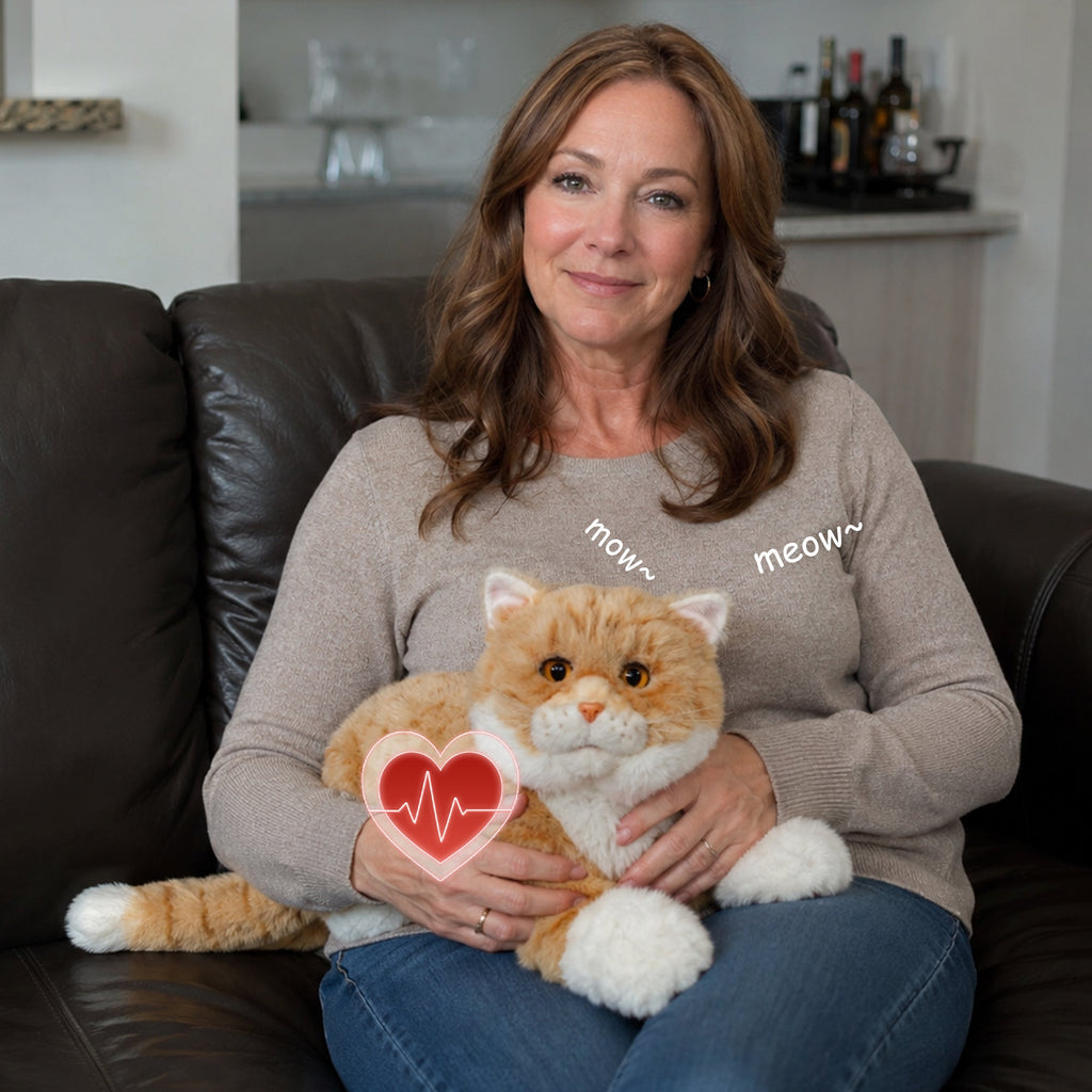 Interactive Lifelike Robot Companion Cat - All Ages (Great for Seniors)