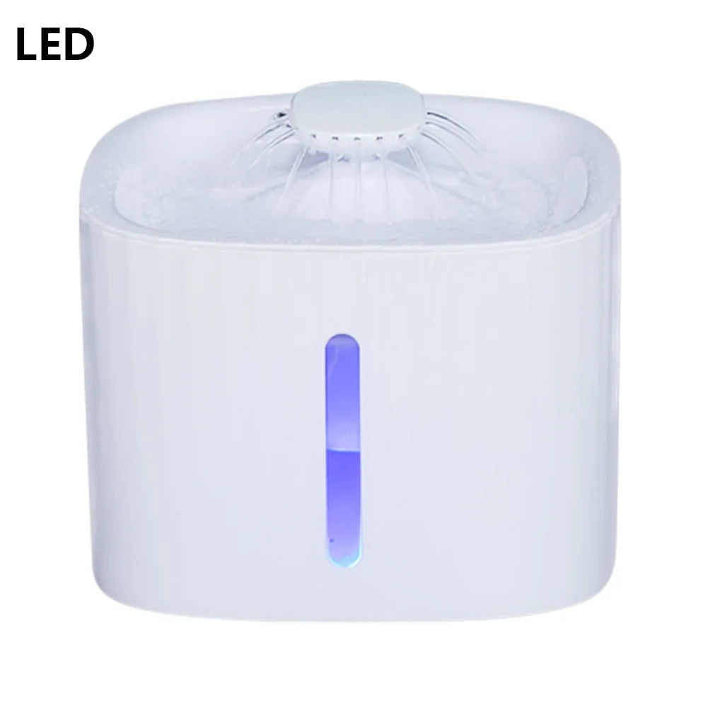 Quiet Pet Water Fountain - Dog Cat - (2L) - (10 Options)