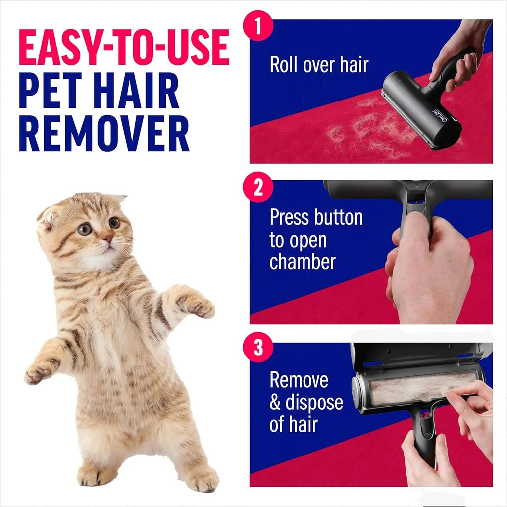 Pet Hair Remover Roller - Dog Cat - (Reusable) - (White) - (While Supplies Last)