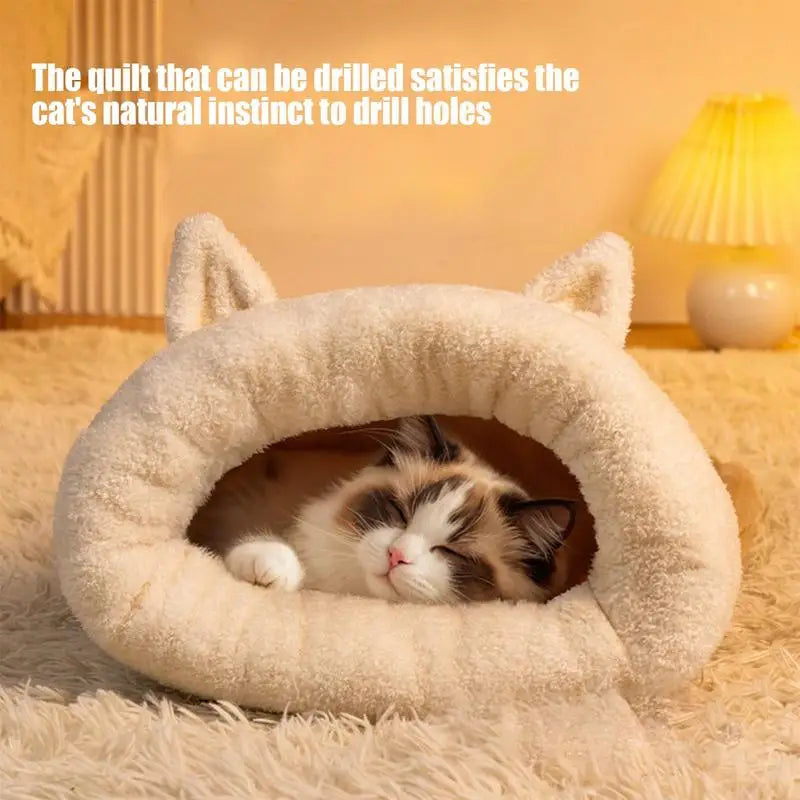 Warm Soft Plush Comfortable Sleeping Bag - Cat