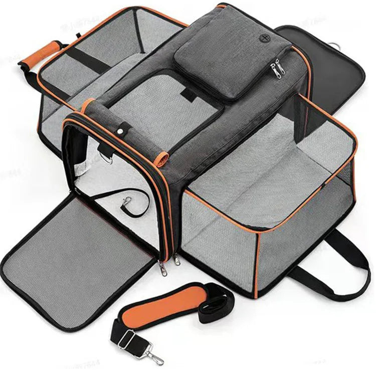 Spacious Pet Travel Carrier Bag - Dog Cat - (3 Color Options) - (Comfortable) - (While Supplies Last)