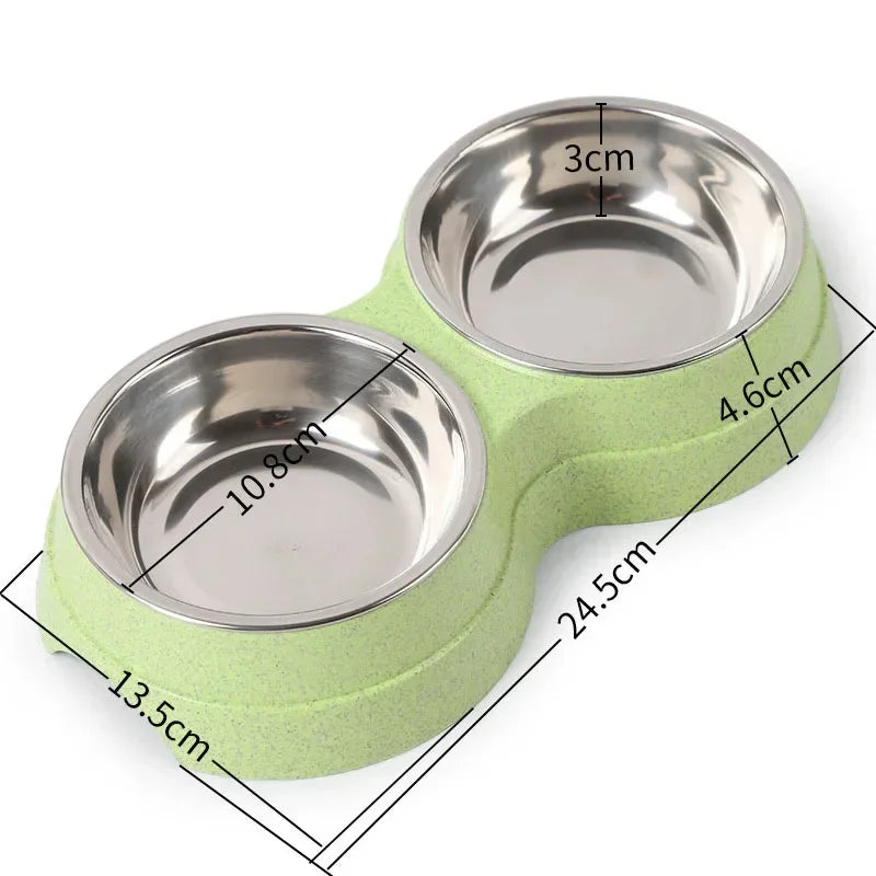 2-in-1 Feeding Bowls - Dog Cat - ( 3 Color Options) - (While Supplies Last)