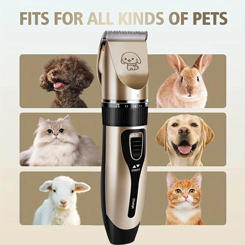 Electric Precision Grooming Kit - Dog Cat - (Professional) - (Rechargeable)