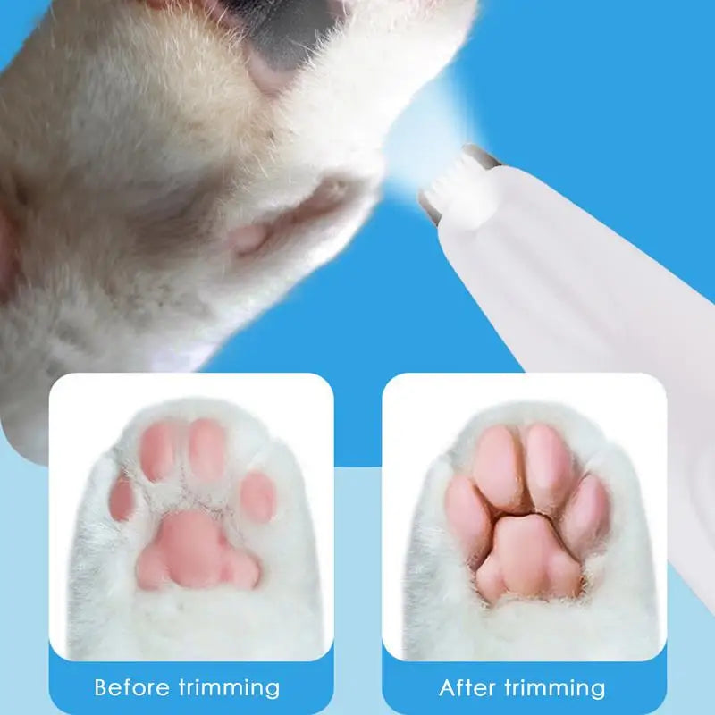 Waterproof Paw Trimmer with LED Light