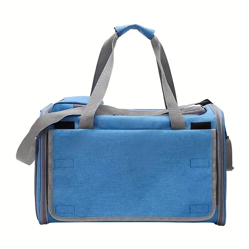 Soft-Sided Pet Carrier - Dog Cat - (5 Color Options) - (Collapsible) - (Mesh Windows) - (While Supplies Last)