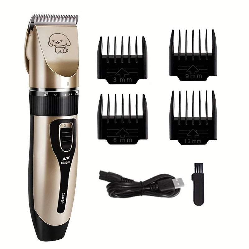 Electric Precision Grooming Kit - Dog Cat - (Professional) - (Rechargeable)