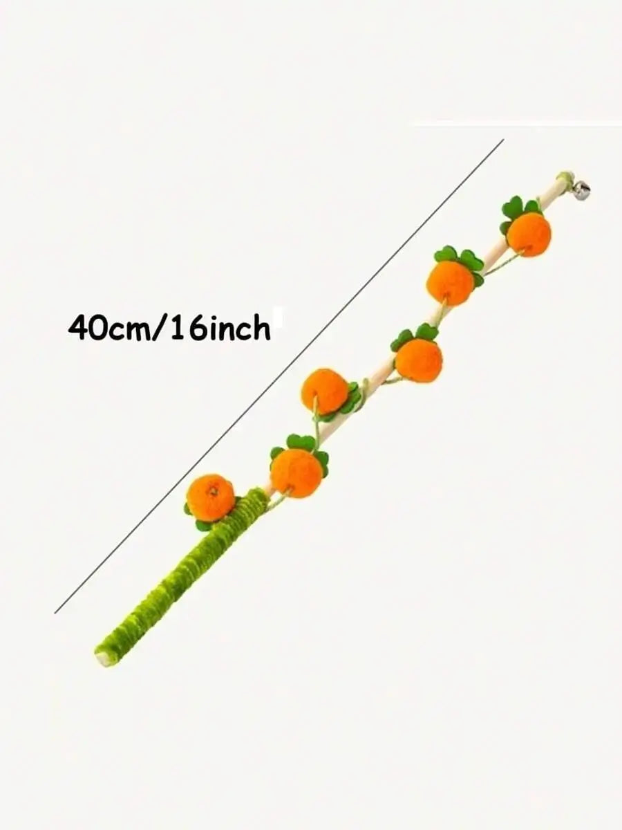 Colorful Interactive Teaser Wands With Bells - Cat - (1 or 2 Pc Options) - (While Supplies Last)