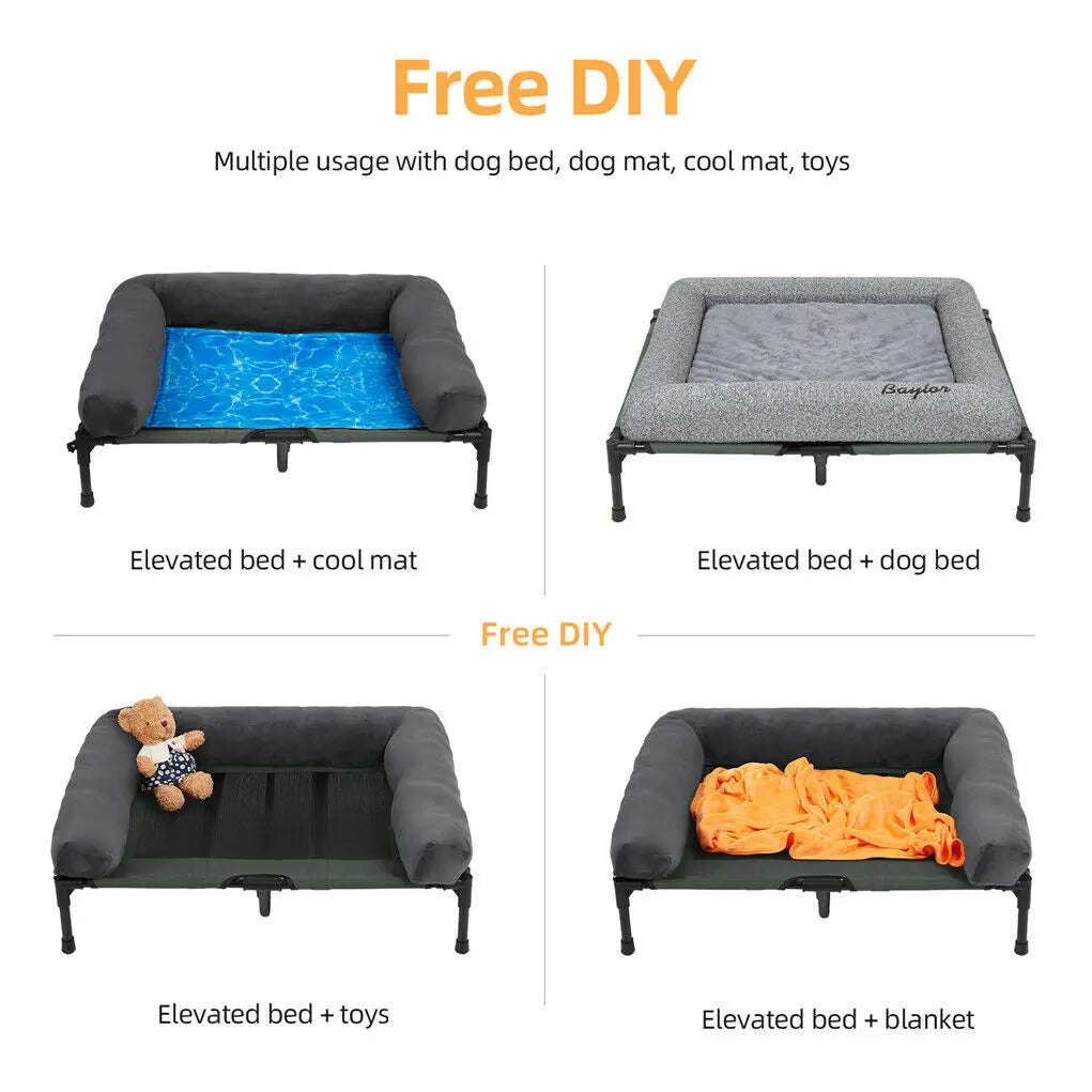 Elevated Breathable Mesh Bed - Dog