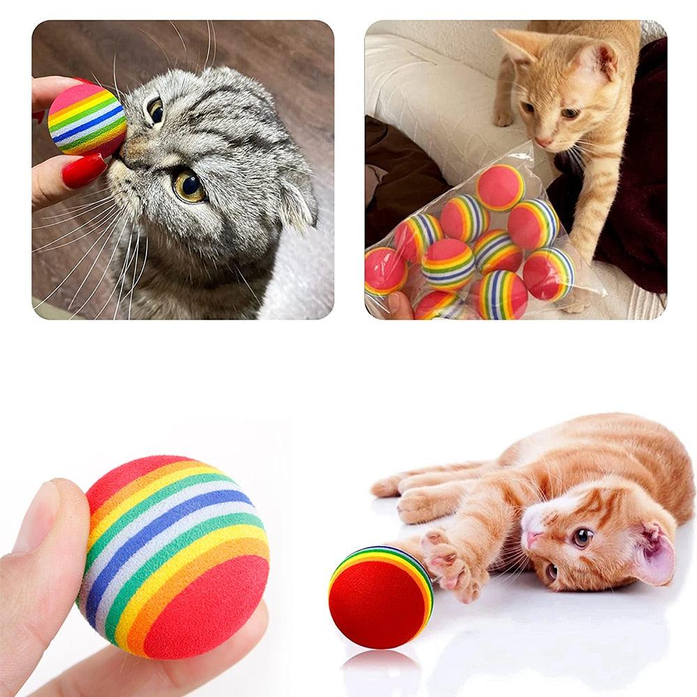 Interactive Toy Ball - Cat - (Red) - (1 pc,3 cp,5 pc Option)