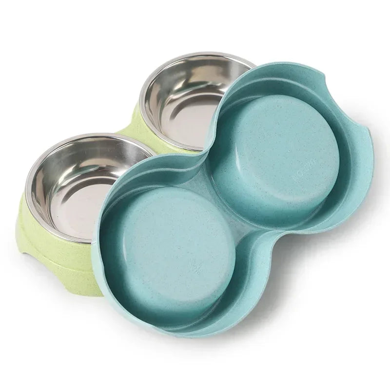 2-in-1 Feeding Bowls - Dog Cat - ( 3 Color Options) - (While Supplies Last)