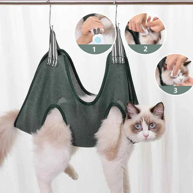 Grooming Hammock - Dog Cat - (Home Use) - (Premium Restraint Sling) - (6 Color/Set Options) - (While Supplies Last)