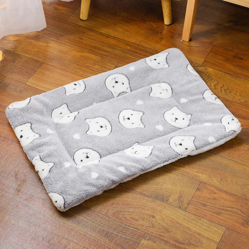 Pet Blanket or Floor Cushion -  Dog Cat - (5 Color/Styles) - (S-XXXL) - (While Supplies Last)