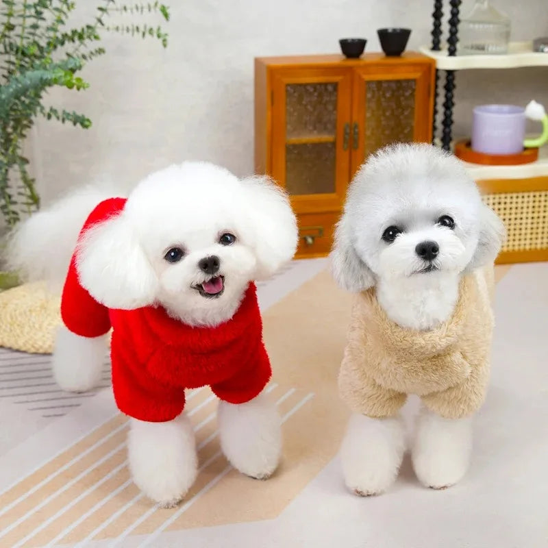 Luxurious Cozy Outfit with Zipper - Dog - (3 Color Options) - (S-XXL)