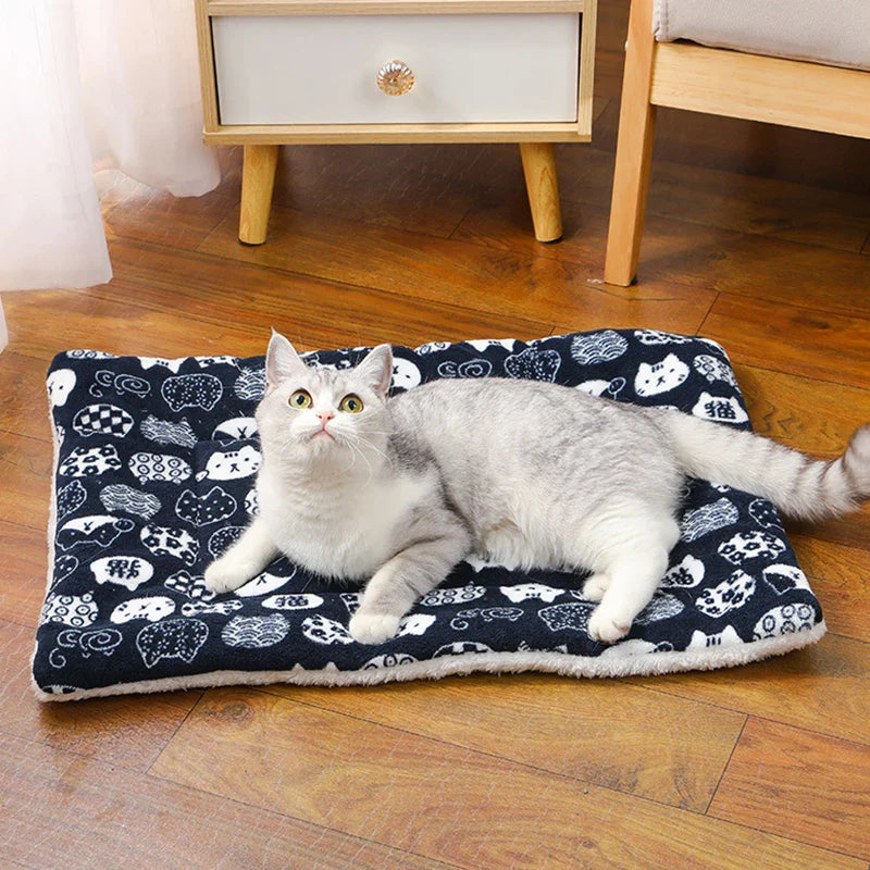 Pet Blanket or Floor Cushion -  Dog Cat - (5 Color/Styles) - (S-XXXL) - (While Supplies Last)