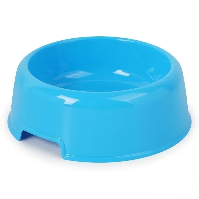 Plastic Feeding Bowls - Dog Cat - (4 Color Options) - (While Supplies Last)