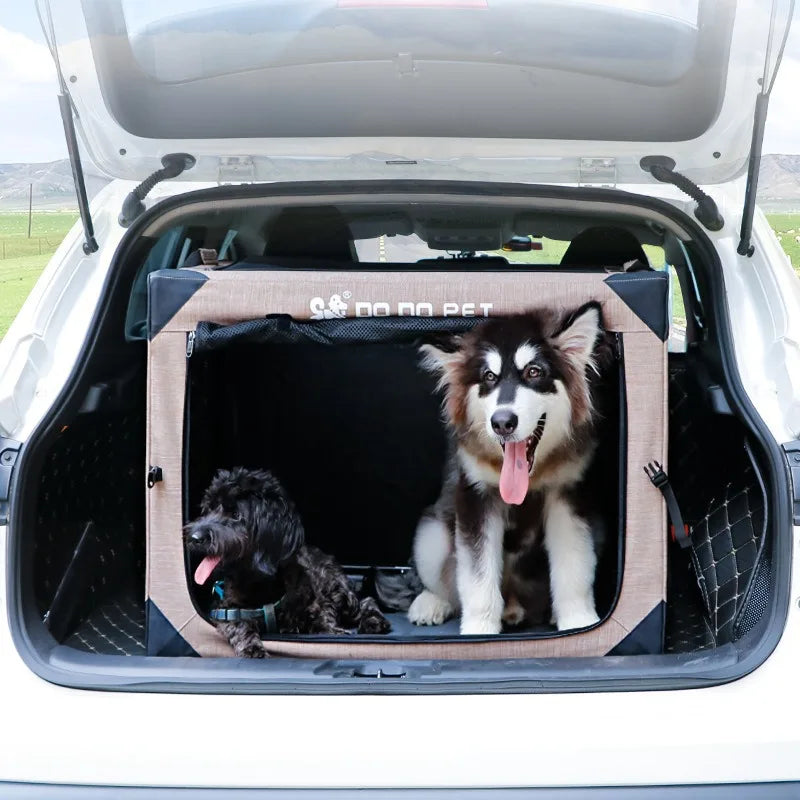 1-2 Pet Travel Crate - Dog Cat - (S-XL)  - (3 Color Options) - (3 Mesh Windows) - (While Supplies Last)