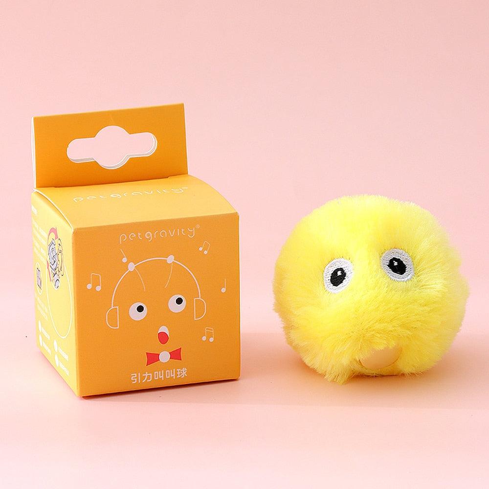 Smart Fluffy Plush Toy Catnip Balls - Cat - (3 Color Options)