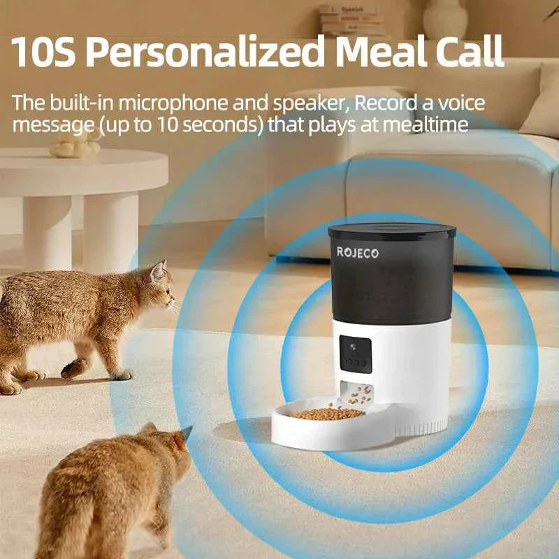 Smart Automatic Feeder with Camera - Cat - (Black) - (While Supplies Last)