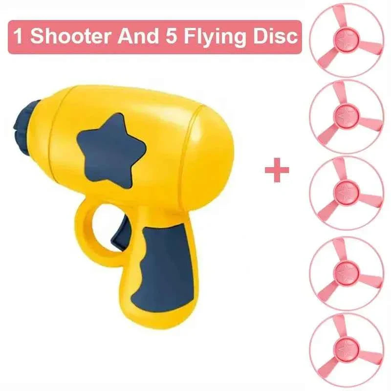 Flying Disc Shooting Gun - An Interactive Exercise Toy - Cat - (4 Color Options) - (While Supplies Last)