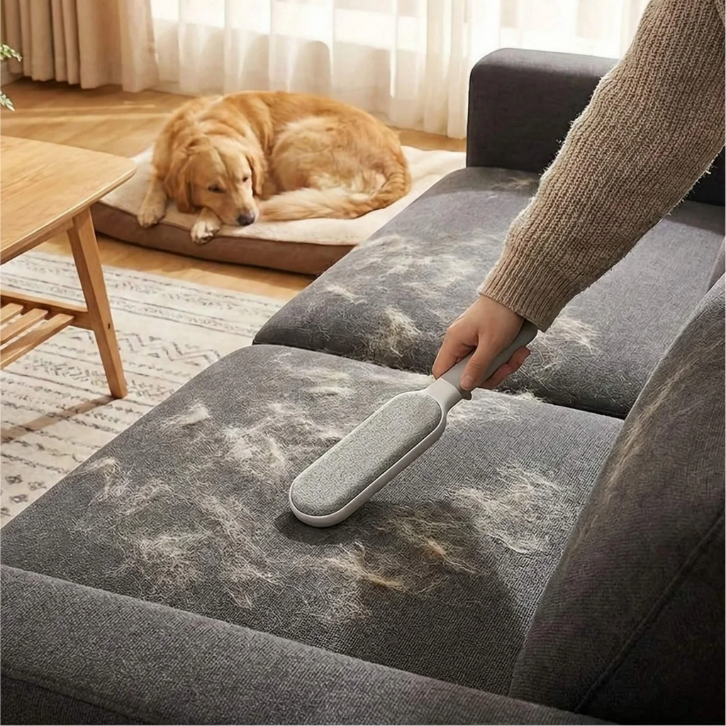 Double Sided Lint Brush - Cleans Pet Hair From Sofa and Clothes - (Reusable) - (31x5x5cm) - (While Supplies Last)