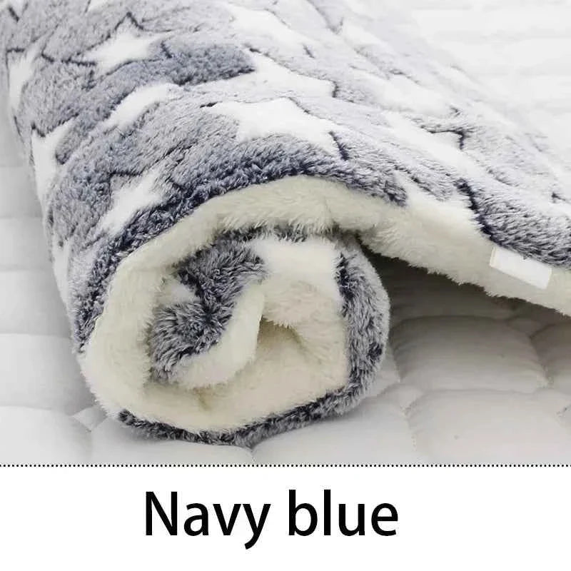 Flannel Cushioned Sleeping Pad  –  Dog Cat - (Washable) - (Durable) - (6 Color Options) - (XS-XXL)