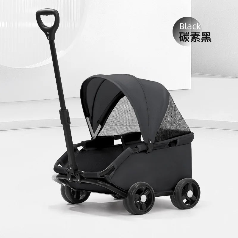 Mini Pet Carriage with Sunshade Cover - Dog Cat - (4 Color Options) - (While Supplies Last)