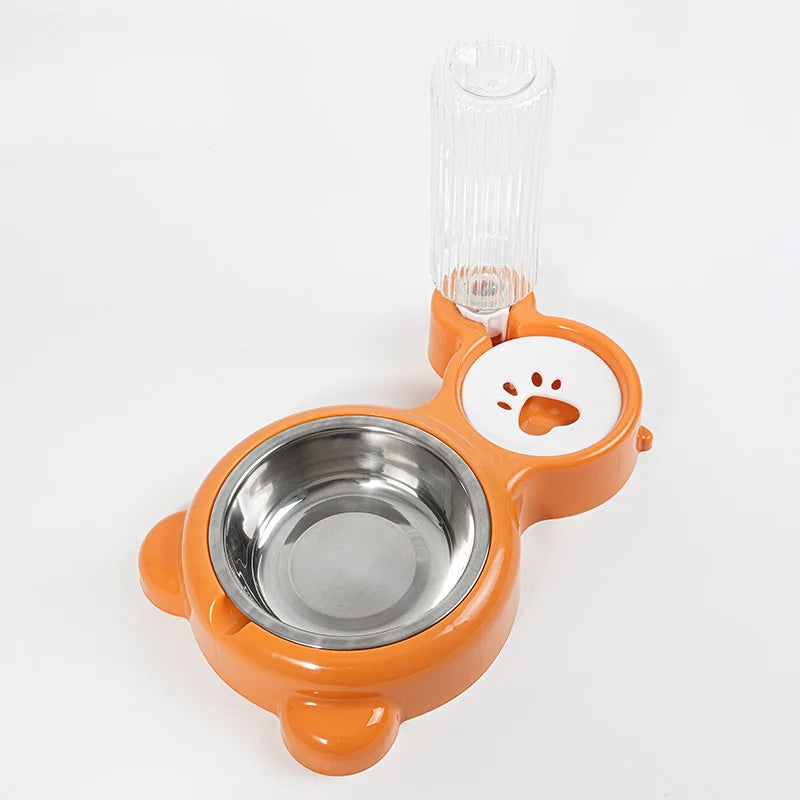 Automatic Water Dispenser and Cat Ear Food Bowl - Cat - (3 Color Options) - (While Supplies Last)