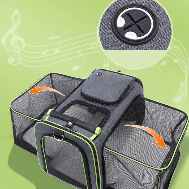 Spacious Pet Travel Carrier Bag - Dog Cat - (3 Color Options) - (Comfortable) - (While Supplies Last)