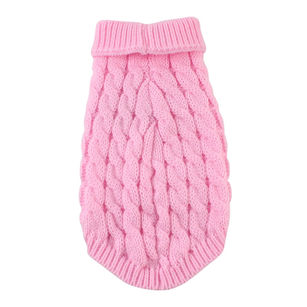 Knit Pullover Sweater - Small Dog - (4 Color Options) - (XS-S)