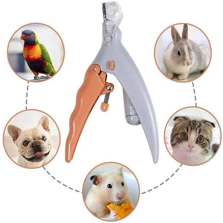 Nail Clipper With LED Light -  Cat Dog - (Professional) - (Grey) - (While Supplies Last)