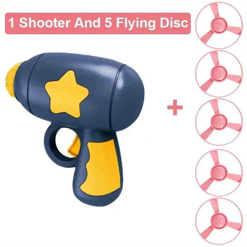 Flying Disc Shooting Gun - An Interactive Exercise Toy - Cat - (4 Color Options) - (While Supplies Last)