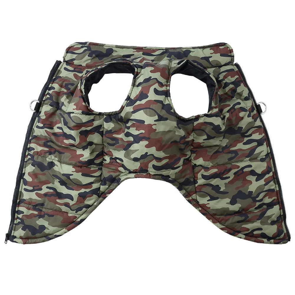 Camouflage Print Waterproof Vest - Dog Cat - (3 Color Options) - (4XL-6XL)