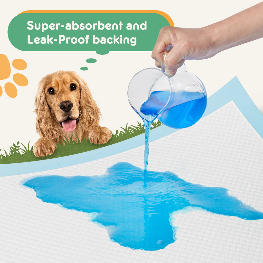 Leak Proof Disposable and Super Absorbent Training Pee Pads - Dog