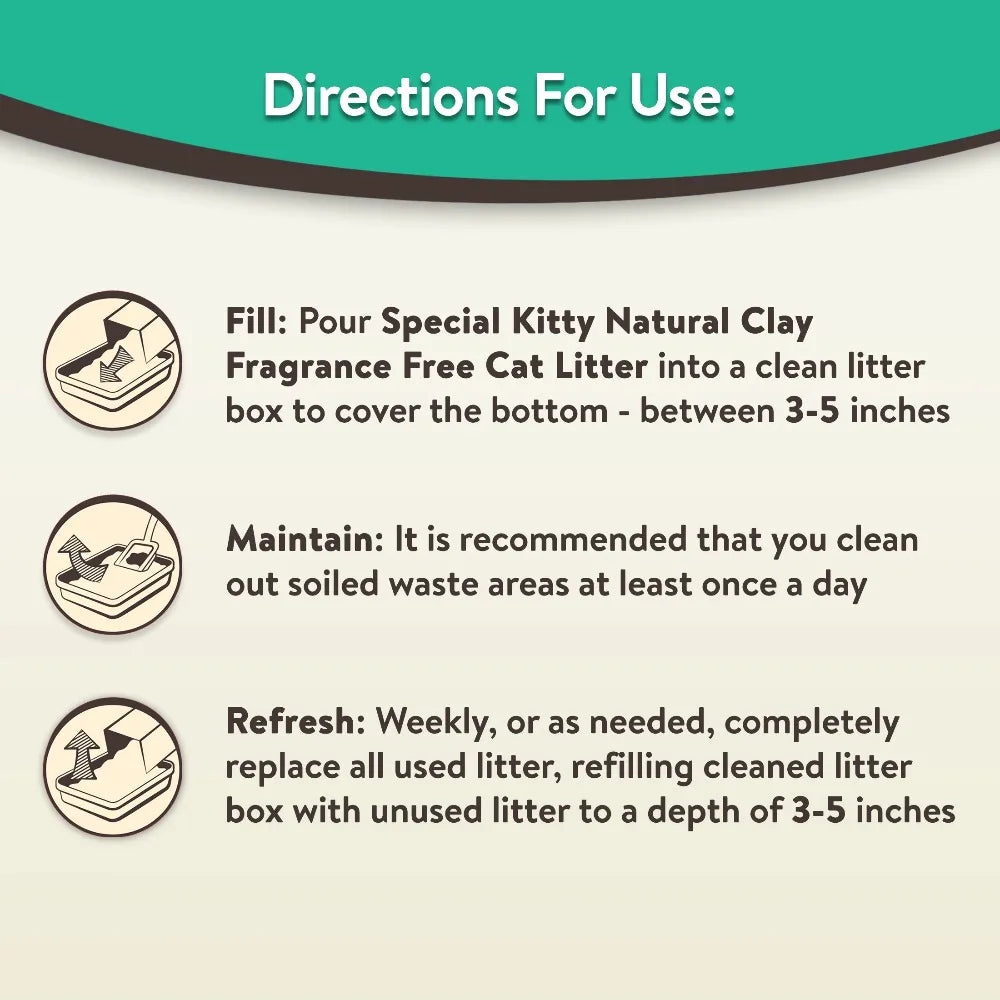 Heavy Duty Odor Control Strong Clump Bentonite Litter- Multi-Cat - (4 pk) - (Unscented) - (While Supplies Last)