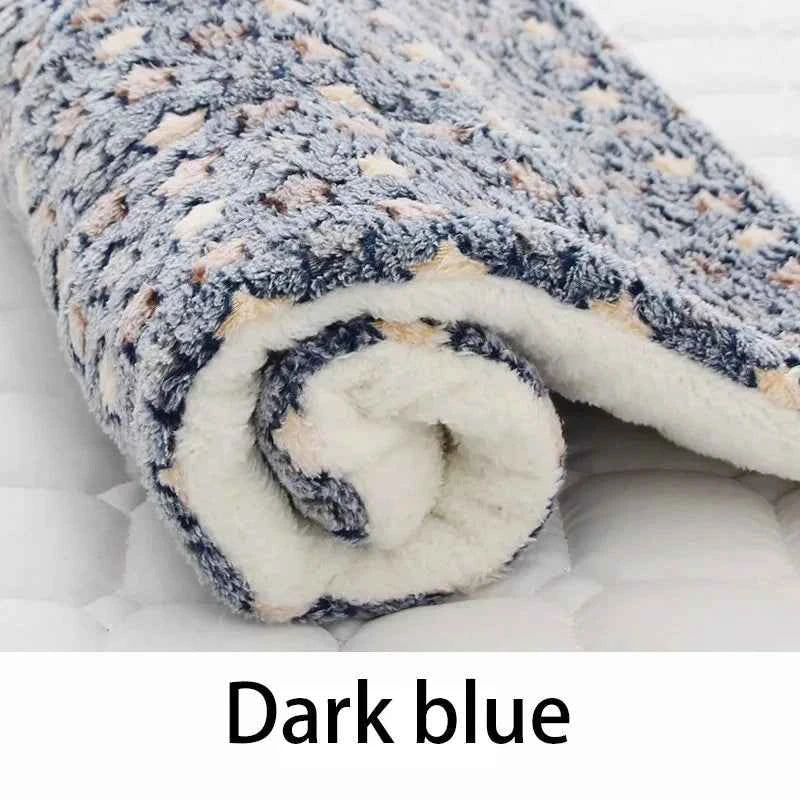 Flannel Cushioned Sleeping Pad  –  Dog Cat - (Washable) - (Durable) - (6 Color Options) - (XS-XXL)