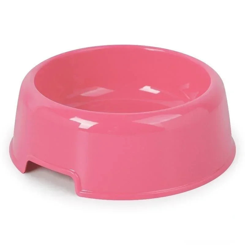 Plastic Feeding Bowls - Dog Cat - (4 Color Options) - (While Supplies Last)